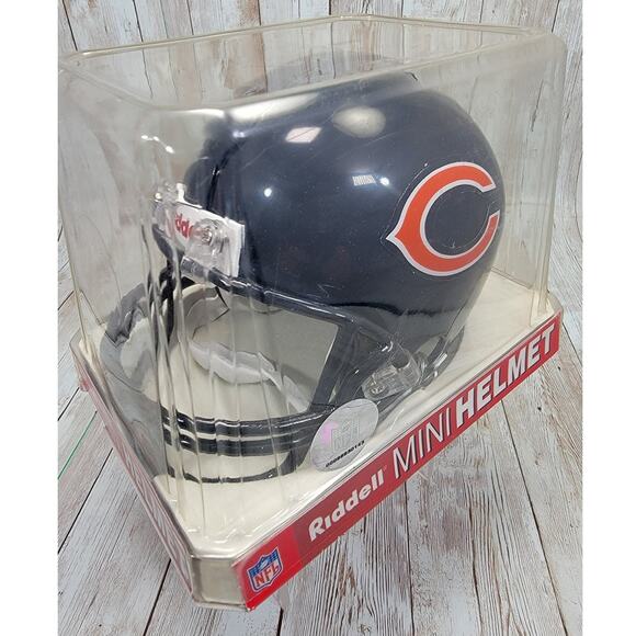 Chicago Bears Mini Helmet Bernard Berrian Signed COA (JSA) - Picture 6 of 7